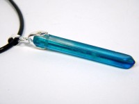 Aqua Aura Kristall Anhänger