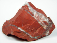 Roter Jaspis Rohstein