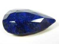 Blauer Saphir facettiert
