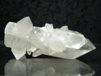 Doppelender-Bergkristallstufe aus Arkansas