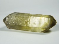 Citrin Doppelender mit Rauchquarz-Phantomen