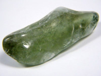 Grüner Amethyst Kristall poliert