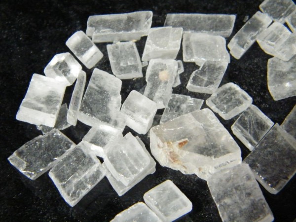 Calcit Rhomboeder Kristalle, 10 Stück