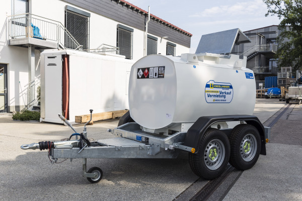 950l IBC Dieseltankanhänger