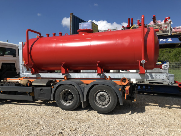 11.400l Abrollertank Löschwassertank Wassertank Absetztank