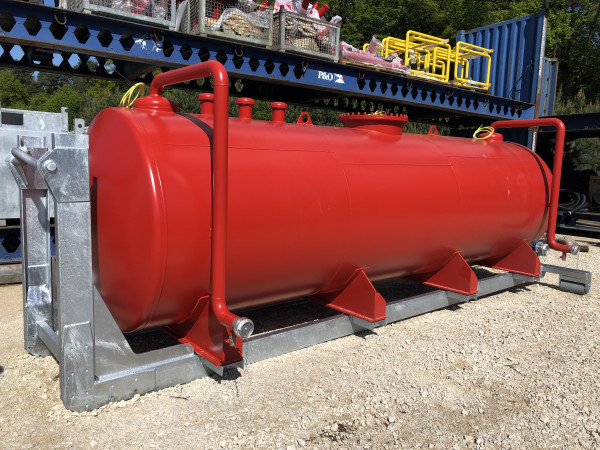 11.400l Abrollertank Löschwassertank Wassertank Absetztank