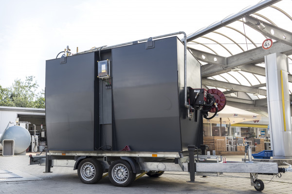 10.000l Dieseltank auf PKW Anhänger