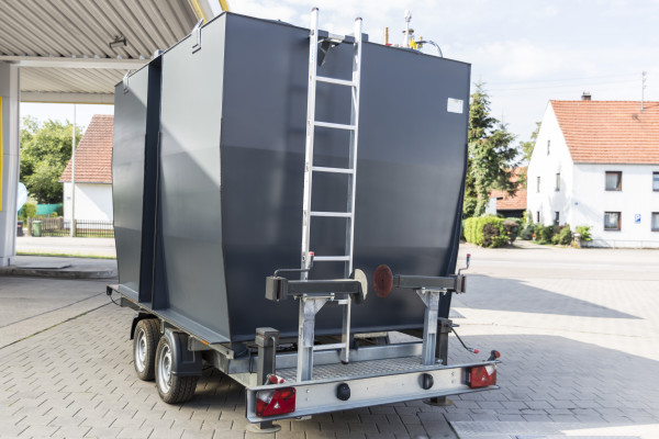 10.000l Dieseltank auf PKW Anhänger