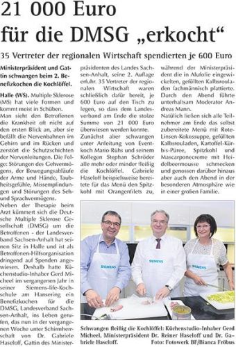 21 000 Euro für die DMSG „erkocht“