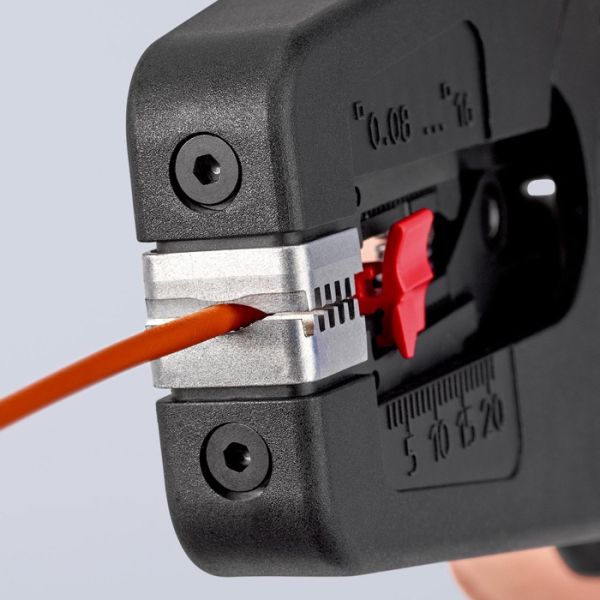 Automatikabisolierzange PreciStrip16 L.195mm 0,08-16 (AWG 28-5) mm² KNIPEX