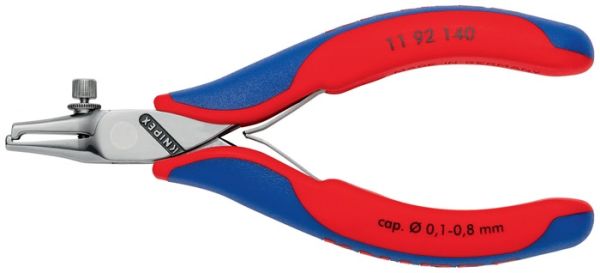 Elektronikabisolierzange Gesamt-L.140mm Arbeitsber.0,1-0,8mm KNIPEX