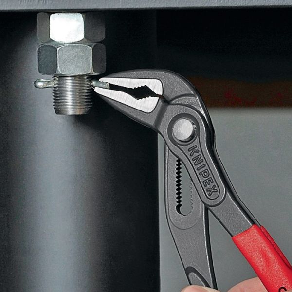 Wasserpumpenzange Cobra® ES L.250mm Spann-W.42mm pol.Ku.-Überzug KNIPEX