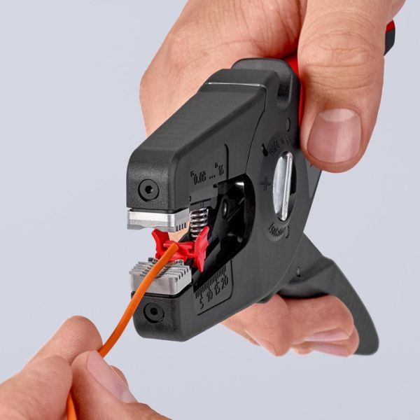 Automatikabisolierzange PreciStrip16 L.195mm 0,08-16 (AWG 28-5) mm² KNIPEX