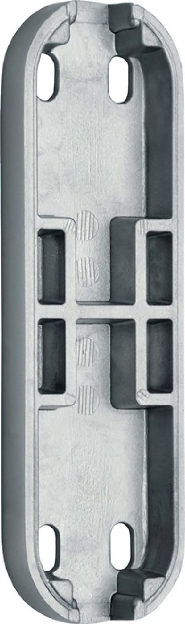 Untersatz zu Türtreibr.Vario f.aufliegende Stangen silber elox.DENI