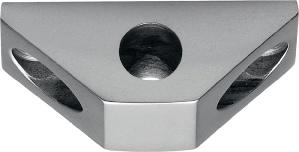 Stangenführung zu Untersatz Vario f.Rundstange 10mm silber elox.DENI