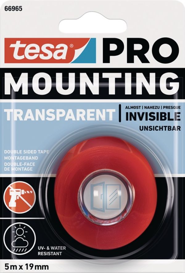 Montageband Mounting PRO Transparent 66965 TESA