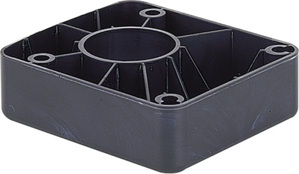 Gleiter f.Sockelverstellfuß Ku.schwarz Sockelhöhenversteller HETTICH