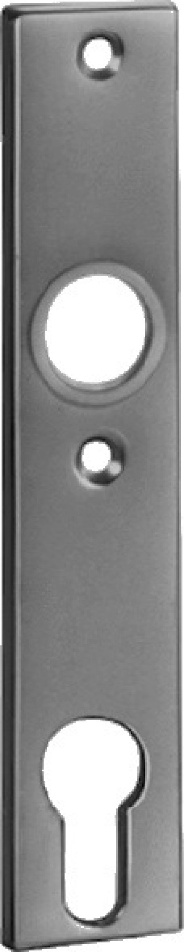 Zylinderkurzschild 497Z LM F1/silberf.PZ 72mm AMF