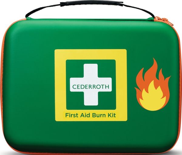 Erste-Hilfe-Tasche bei Verbrennungen B305xH245xT86ca.mm grün CEDERROTH