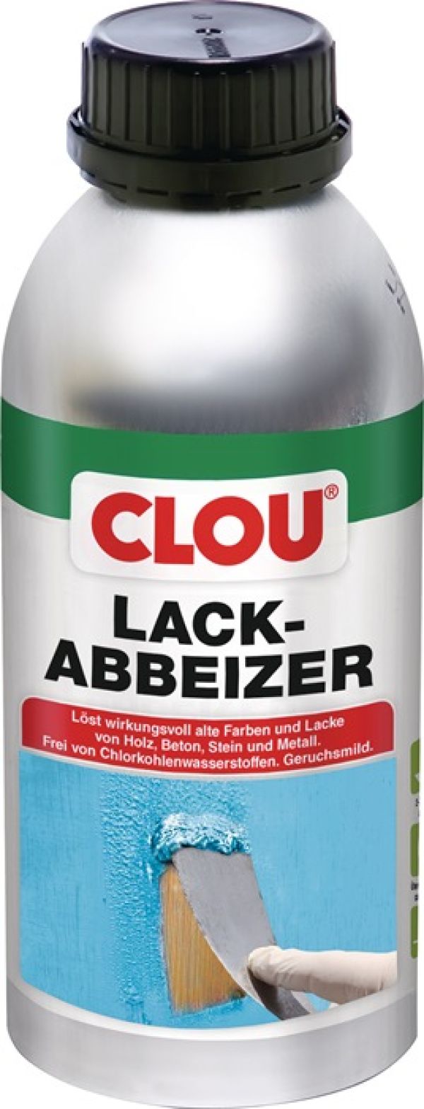 Lack-Abbeizer farblos 500ml Flasche CLOU