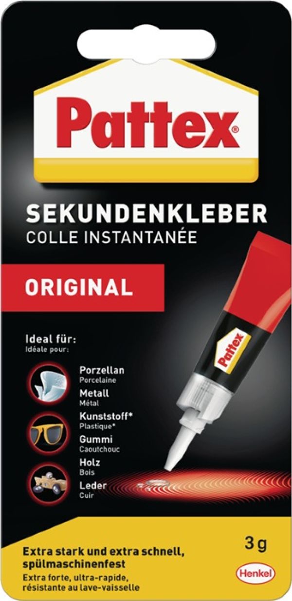 Sekundenkleber flüssig PATTEX