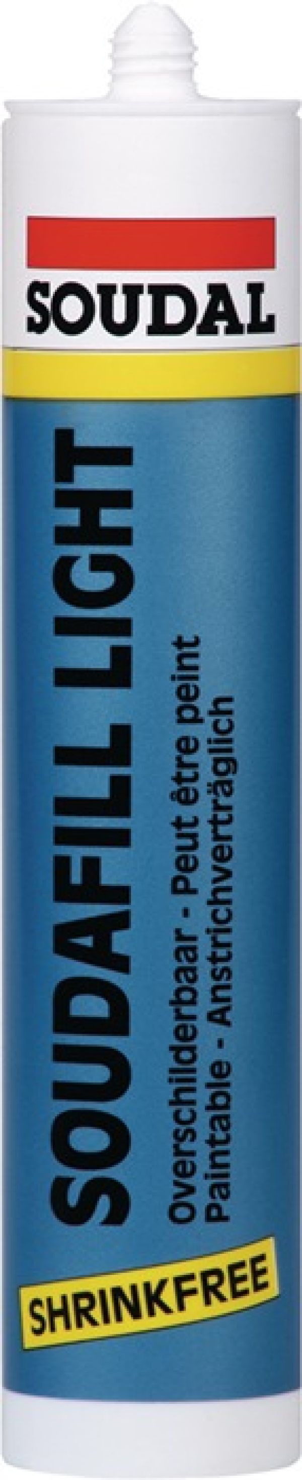 Füllspachtel SOUDAFILL LIGHT weiß DIN 4102,Teil 4:B2 310 ml Kartusche SOUDAL