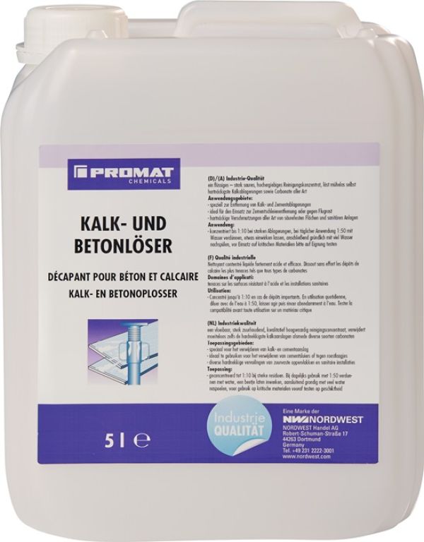 Kalk-/Betonlöser 5l Kanister PROMAT CHEMICALS