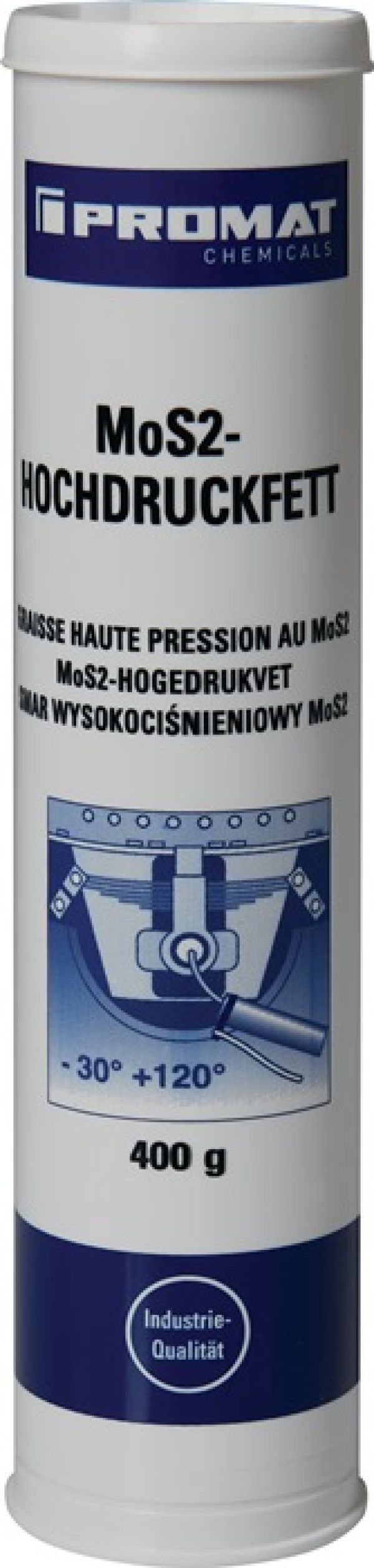 MoS² Hochdruckfett schwarzgrau 400g Kartusche PROMAT CHEMICALS