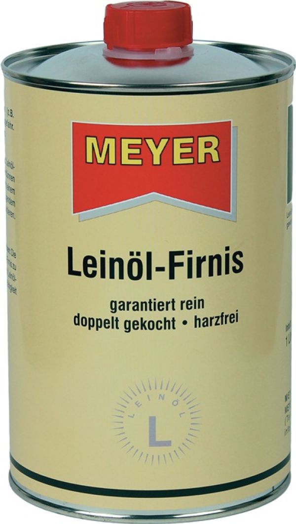 Leinöl-Firnis honigfarben 1l Dose MEYER