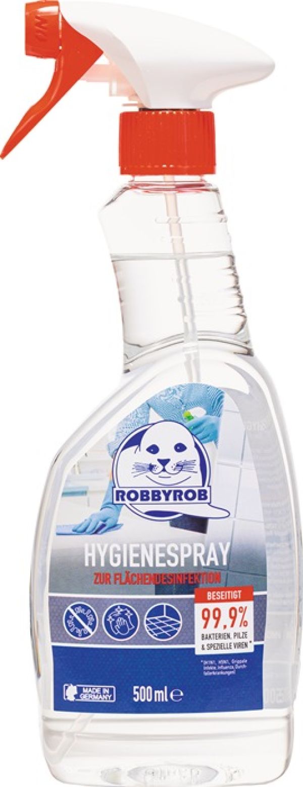 Flächendesinfektionsmittel 500ml Sprühflasche ROBBYROB