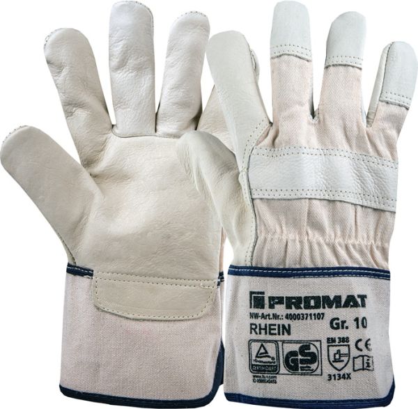 Handschuhe Top Rhein Gr.10 beige EN 388 PSA II PROMAT