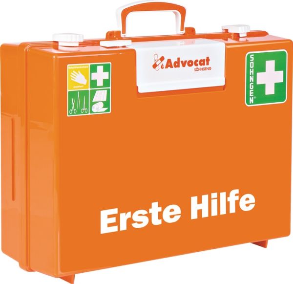 Erste Hilfe Koffer Advocat B400xH300xT150ca.mm orange SÖHNGEN