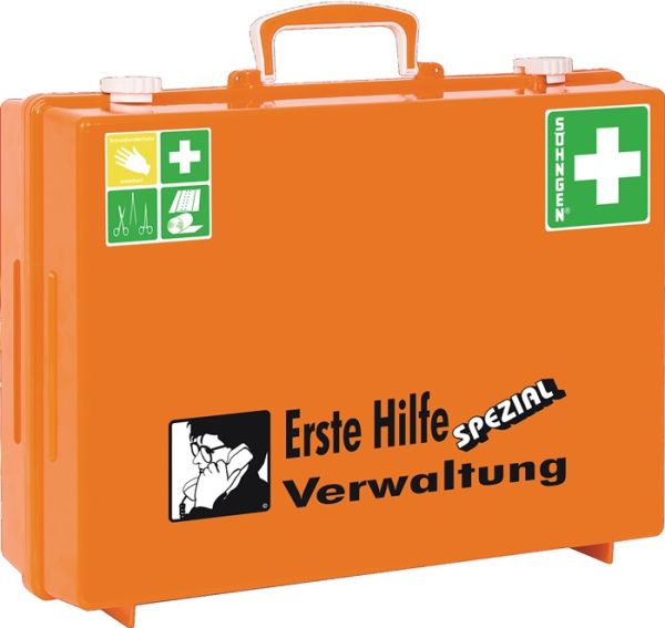 Erste Hilfe Koffer Beruf SPEZIAL Verwaltung B400xH300xT150ca.mm orange SÖHNGEN