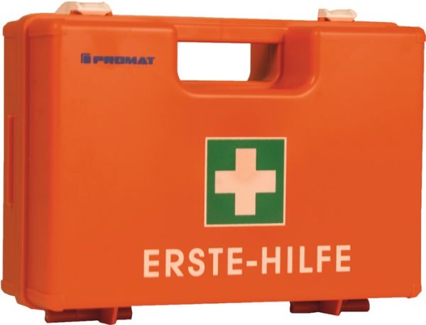 Erste Hilfe Koffer BAUBRANCHE B260xH170xT110ca.mm orange PROMAT
