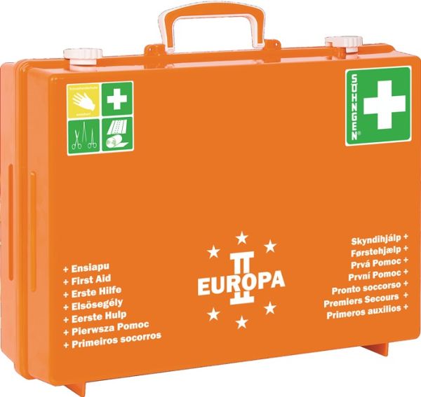 Erste Hilfe Koffer EUROPA II B400xH300xT150ca.mm orange Söhngen