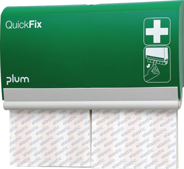 Pflasterspender QuickFix Elastic long B230xH135xT32ca.mm grün PLUM