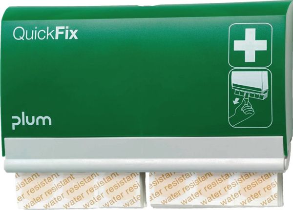 Pflasterspender QuickFix Elastic and water resistant B230xH135xT32ca.mm grün