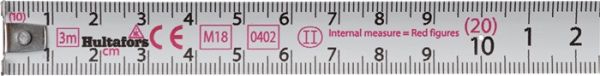 Taschenrollbandmaß Talmeter HULTAFORS