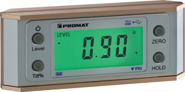 Neigungsmesser 0-90Grad dig.Abl.0,05Grad PROMAT