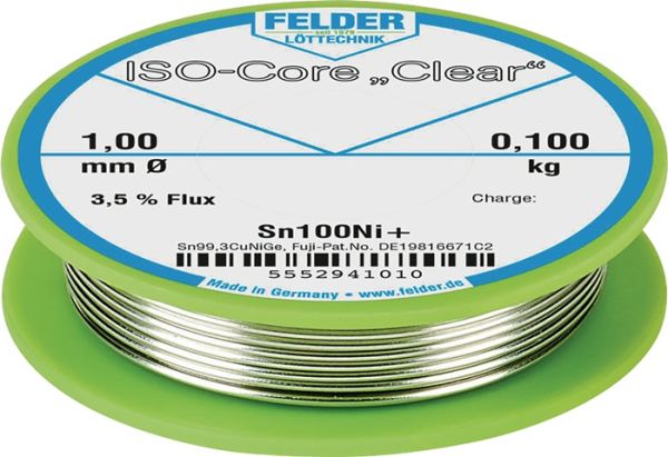 Lötdraht ISO-Core® Clear FELDER