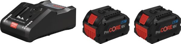 Akku-Starter-Set ProCORE 8.0 Ah Prof.18 V 2x8 Ah BOSCH