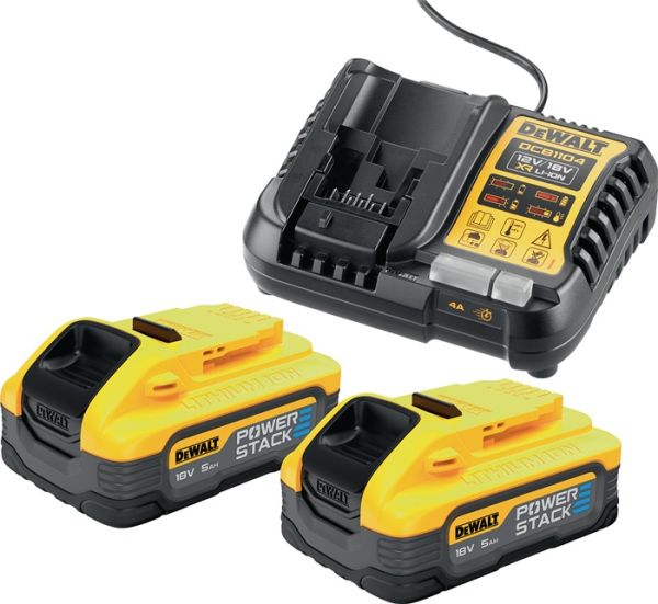 Akku-Starter-Set DCB 1104 H2 18 V 5 Ah DEWALT