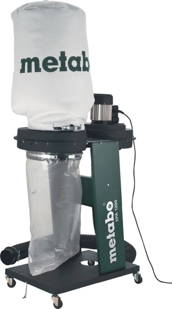 Späneabsauganlage SPA 1200 900 m³/h 1 m² 65l 550W METABO