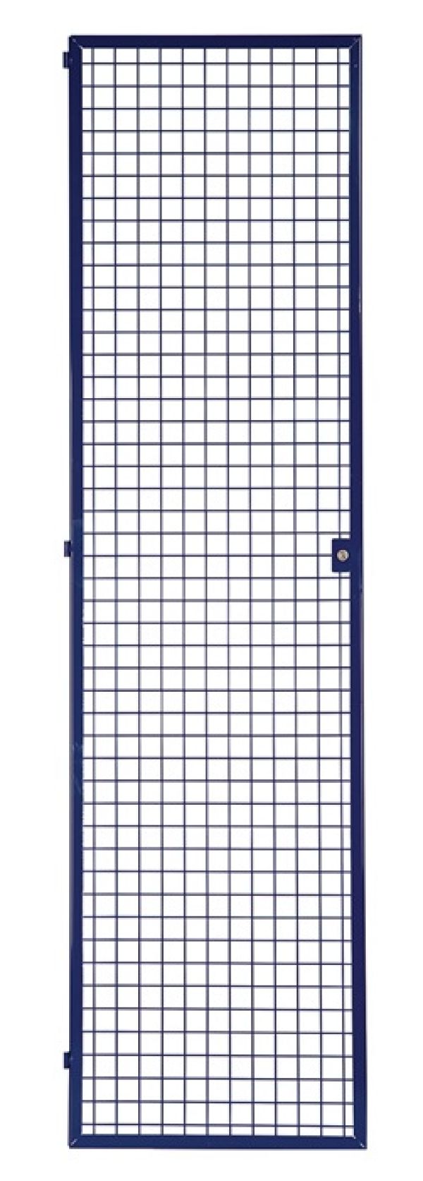 Gittertür LOGS 240 H1970xB540mm blau RAL 5022 abschl.LOGS