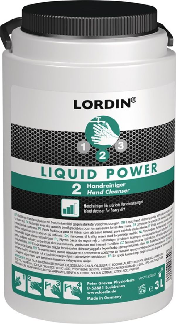 Handwaschpaste LORDIN® LIQUID POWER 3l seifenfrei,lösemittelfrei LORDIN