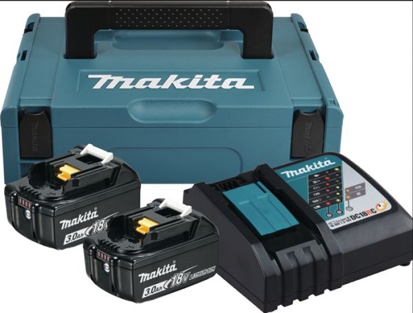 Power-Source Kit BL1830B+DC18RC 18 V 3 Ah MAKITA