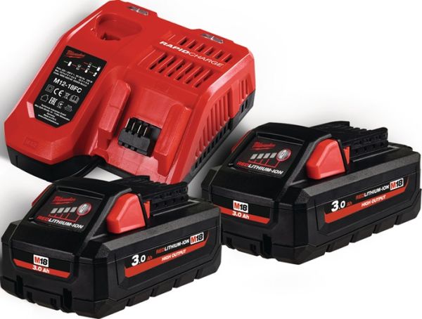 Akku-Starter-Set M18 HNRG-302 18 V 2x3 Ah MILWAUKEE