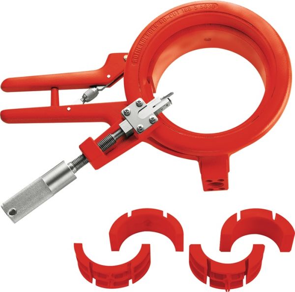 Abstech-/Anfas-Systemwerkzeug ROCUT® 160 Set f.Kunststoffrohre ROTHENBERGER