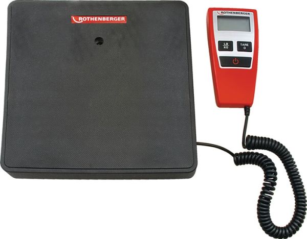 Kältemittelwaage ROSCALE 120 Wägebereich 0-120kg Plattform-B230xT230mm ROTHENBER