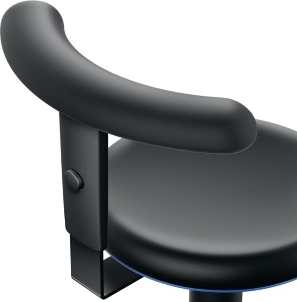 Arm-/Rückenstütze f.Drehhocker 9000 454 122,9000 454 123,9000 454 124 schwarz
